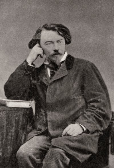 Auguste Villiers de lIsle-Adam, fransk symbolistforfatter, 1882 av Unbekannt