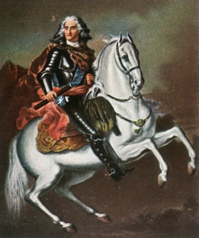 Augustus II den sterke, 1718, 1936. av Unbekannt