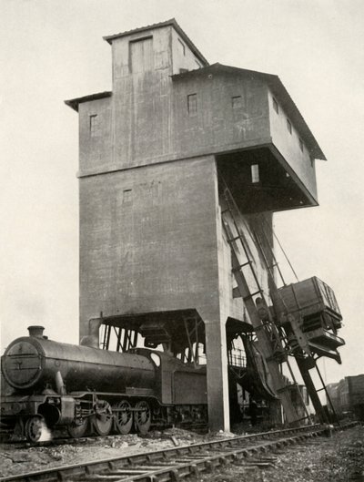 Automatisk kulling ved Hornsey Station, Middlesex, 1935. av Unbekannt