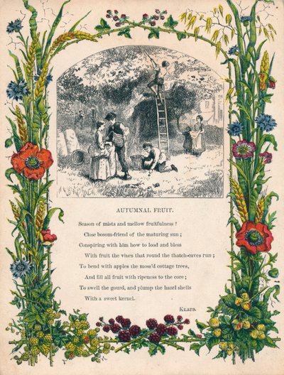 Autumnal Fruit av Keats, c1900 av Unbekannt