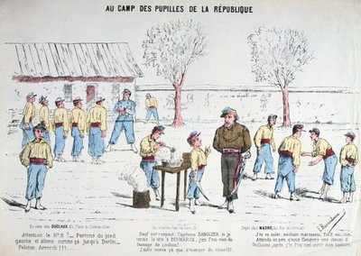 På republikkens elevleir, 1871. av Unbekannt