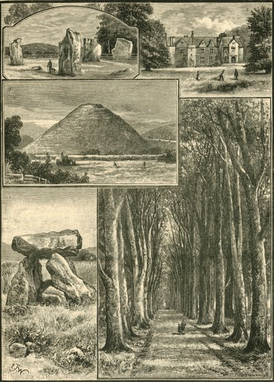 Avebury. Littlecote. Silbury. Devils Den. Grand Avenue., 1898. av Unbekannt