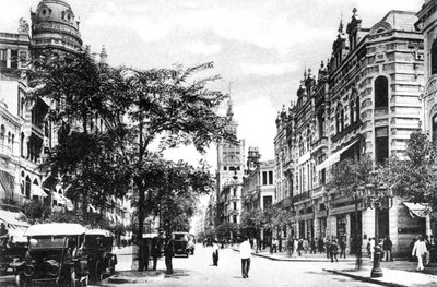 Avenida Rio Branco, Rio de Janeiro, Brasil, ca 1920-tallet av Unbekannt