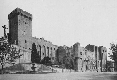 Avignon - Pavepalasset, c1925 av Unbekannt