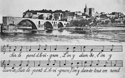 Avignon. - St-Benezet-broen, c1925 av Unbekannt