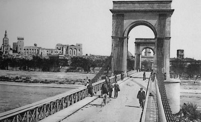 Avignon - Hengebro, c1925 av Unbekannt