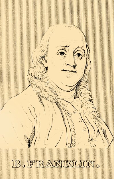 B. Franklin, 1706-1790, 1830. av Unbekannt