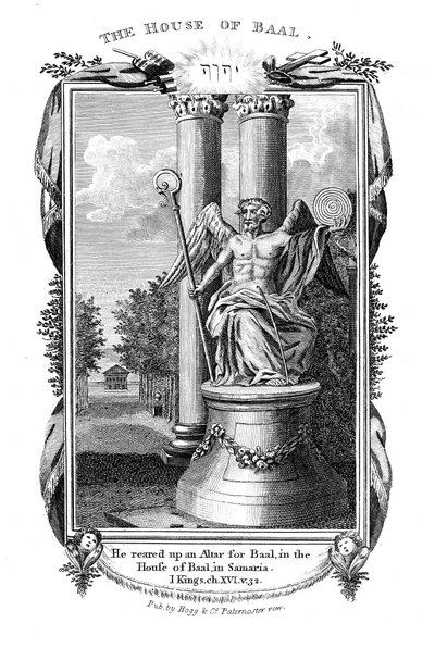 Baal, kanaanittenes hovedgud, 1804 av Unbekannt