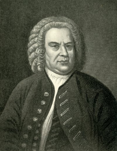 Bach, c1746, 1907. av Unbekannt