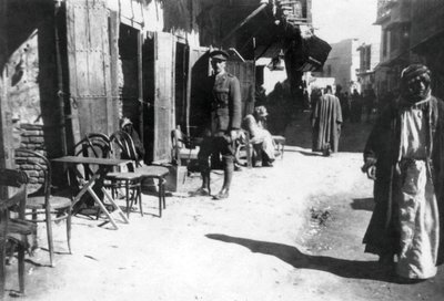 Bagdad basar, 1918 av Unbekannt