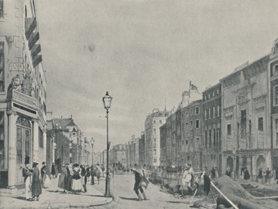 Ballonger over Piccadilly, 1842, 1920 av Unbekannt