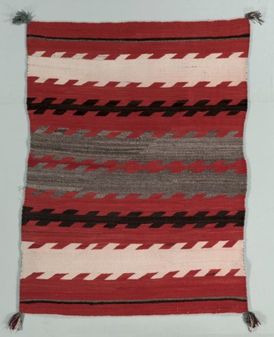 Teppe med bånd, ca. 1890-1900. av Unbekannt