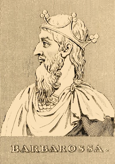 Barbarossa, 1122-1190, 1830. av Unbekannt