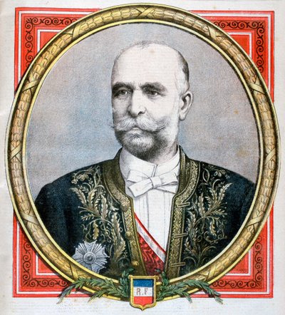 Baron de Courcel, den franske ambassadøren i London, 1894 av Unbekannt