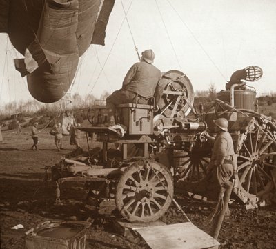 Sperreballong, Genicourt, Nord-Frankrike, c1914-c1918 av Unbekannt