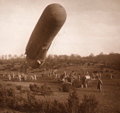 Sperreballong, Somme, Nord-Frankrike, c1914-c1918 av Unbekannt