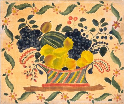 Fruktkurv, ca. 1830. av Unbekannt