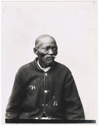 Basuto-sjefens statsminister, ca. 1920-tallet (gelatinsølvtrykk) av Unbekannt