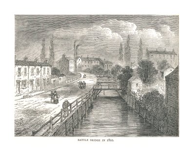 Battle Bridge, 1810 av Unbekannt
