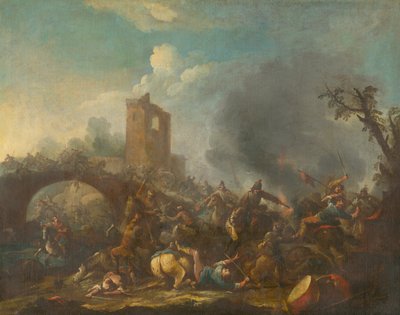 Kampscene av Unbekannt