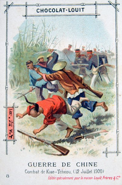 Slaget ved Kiao-Tcheou, Kina, Boxer Rebellion, 12. juli 1900 av Unbekannt
