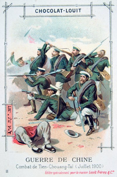 Slaget ved Tien-Chuang-Tai, Kina, Boxer Rebellion, juli 1900 av Unbekannt