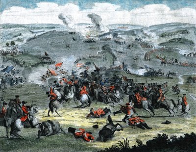 Slaget ved Blenheim august 1704 av Unbekannt