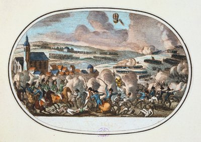 Slaget ved Fleurus, 26. juni 1794 av Unbekannt