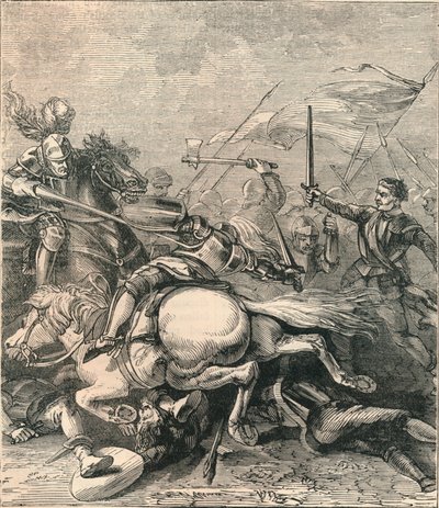 Slaget ved Flodden, 1513, c1910 av Unbekannt