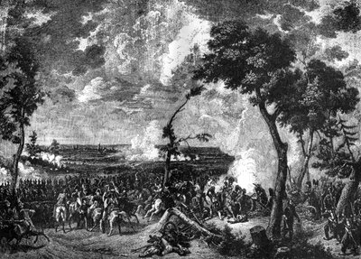Slaget ved Hanau, Tyskland, 30.–31. oktober 1813 1882–1884. av Unbekannt