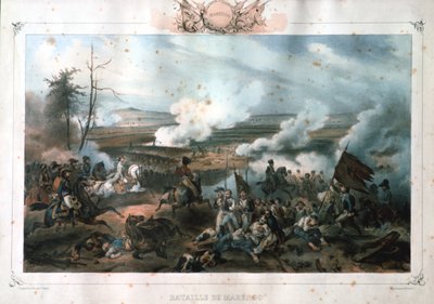 Slaget ved Marengo, 14. juni 1800 av Unbekannt