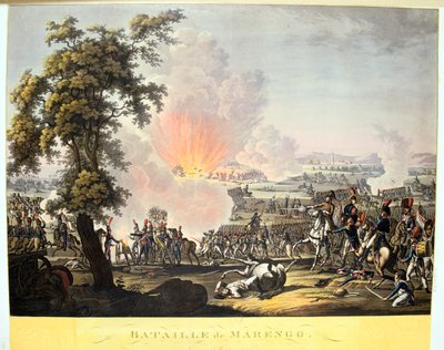 Slaget ved Marengo, 14. juni 1800 av Unbekannt