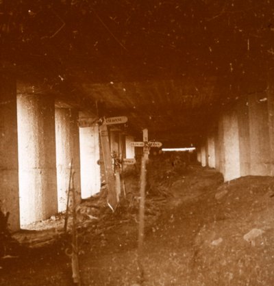 Bajonettgrav, Verdun, Nord-Frankrike, c1916-c1918. av Unbekannt