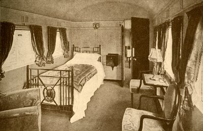 Soverom, Kings Saloon, London og North Eastern Railway, 1930. av Unbekannt