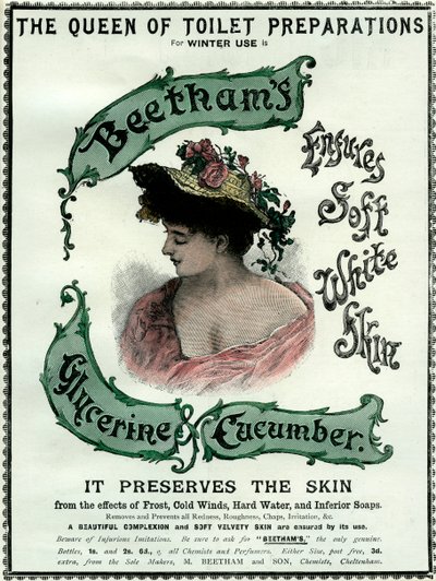 Beethams Glycerine and Cucumber Cream, 1800-tallet av Unbekannt