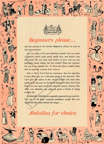 Nybegynnere vennligst Abdullas for valg, 1939. av Unbekannt