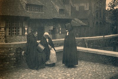Bak Gruuthuse. Typer av Brugge, c1910 av Unbekannt