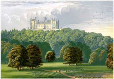 Belvoir Castle, Leicestershire, hjemmet til hertugen av Rutland, c1880 av Unbekannt