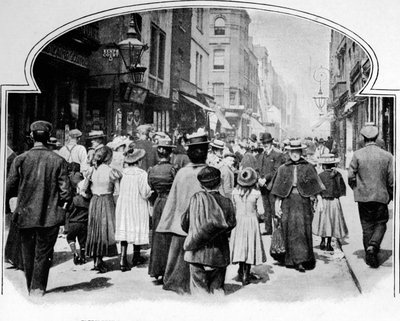 Berwick Street på en søndag morgen, c1901 1901 av Unbekannt