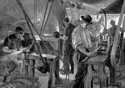 Sykkelproduksjon, Frankrike, 1896 av Unbekannt