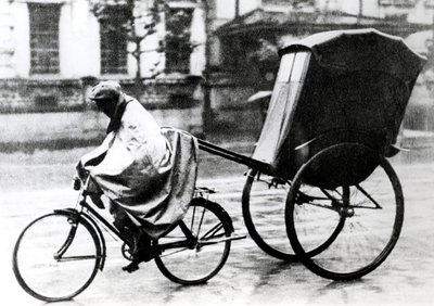 Sykkeltaxi, tysk-okkuperte Paris, 1940-1944 av Unbekannt
