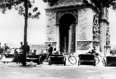 Sykkeltaxier på Place d