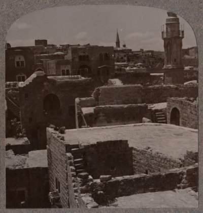 Lydda i fugleperspektiv, ca 1900 av Unbekannt