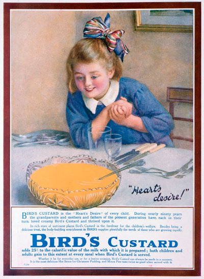 Birds Custard-annonse, 1922 av Unbekannt