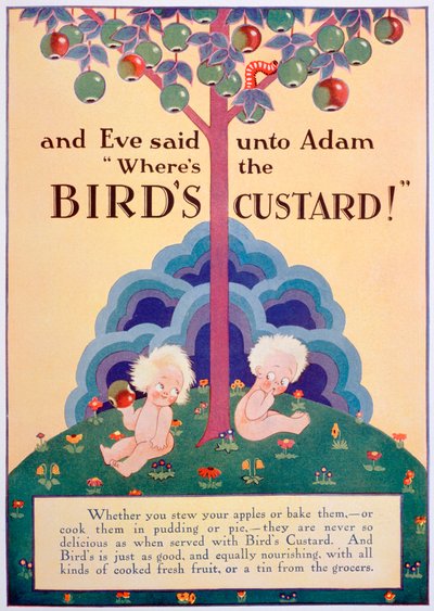 Birds Custard-annonse, 1928 av Unbekannt