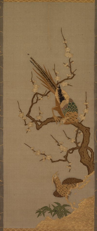 Fugler i et tre, 1700-1800-tallet. av Unbekannt