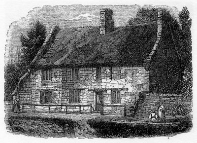 Fødested til pastor James Hervey, Hardingston, nær Northampton, 1840 av Unbekannt