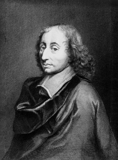 Blaise Pascal , fransk matematiker, fysiker og filosof, ca 1650 av Unbekannt