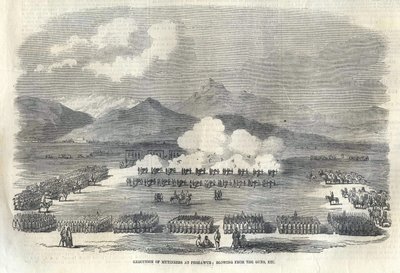 Blåser fra våpen i Britisk India, 1857 av Unbekannt