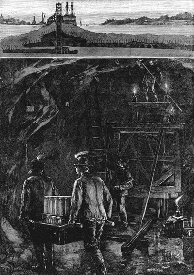 Sprengning av Flood Rock, 1885, 1886 av Unbekannt